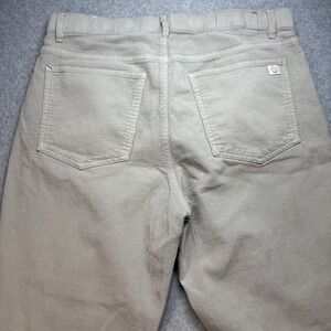 Marine Layer Pants Mens 32x32 Khaki 5 Pocket Corduroy Relaxed Fit Casual Stretch